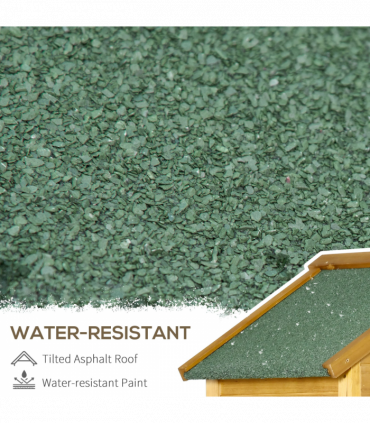 Wooden Garden Storage Shed Tool Cabinet w/ Two Lockable Door 191.5x79x49cm