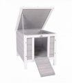 Wooden Rabbit Hutch Bunny Cage Guinea Pig House Pet Habitat Ferret Pawhut