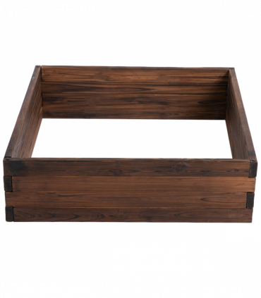 Wooden Raised Garden Bed Planter Grow Containers Pot 80 x 80 x 22.5cm