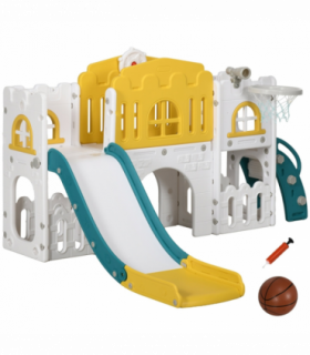 Wooden Swing Set Toddler Slide