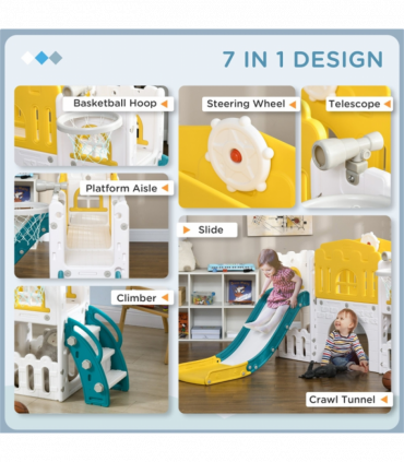 Wooden Swing Set Toddler Slide