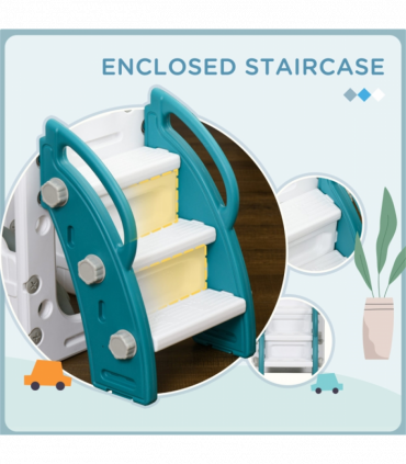 Wooden Swing Set Toddler Slide