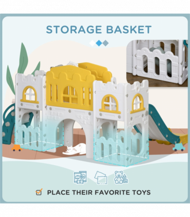 Wooden Swing Set Toddler Slide