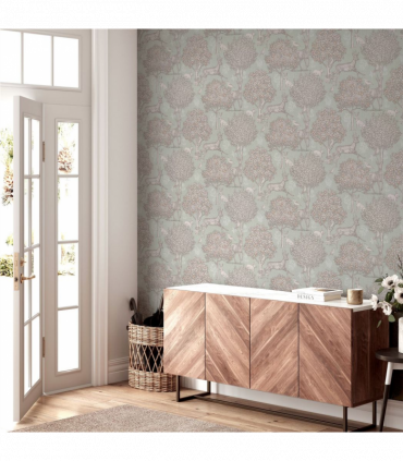 Woodland Scene Sage Green sw12