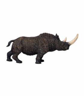 Woolly Rhino Toy  Realistic Ice Age Animal Figurine