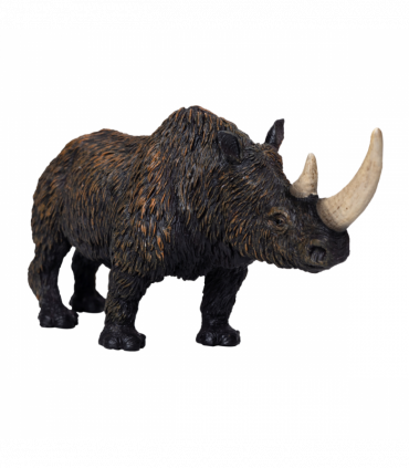 Woolly Rhino Toy  Realistic Ice Age Animal Figurine