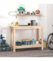 Work Bench 110x50x80 cm Solid Wood Pine
