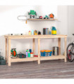 Work Bench 180x50x80 cm Solid Wood Pine