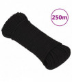 Work Rope Black 4 mm 250 m Polyester