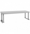 Work Table Overshelf 120x30x35 cm Stainless Steel
