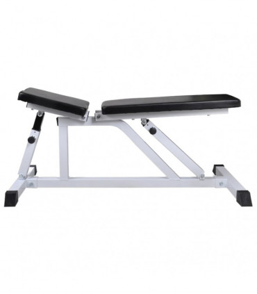 Workout Bench with Barbell and Dumbbell Set 60.5 kg