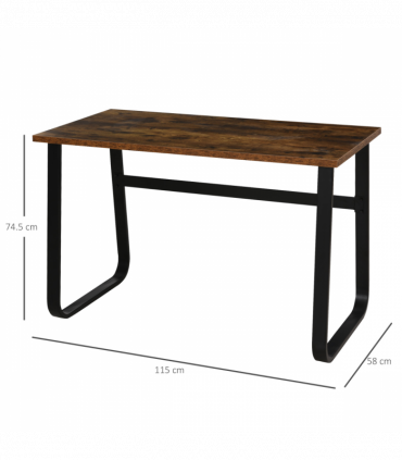 Writing Desk Workstation Center Laptop Table Industrial Design