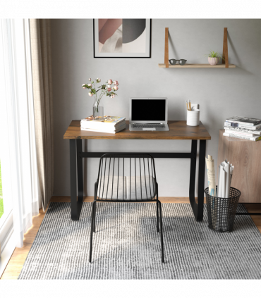 Writing Desk Workstation Center Laptop Table Industrial Design
