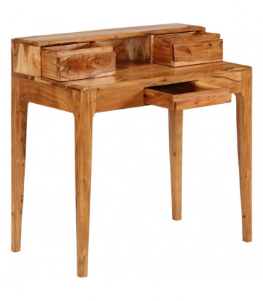 Writing Desk with Drawers Solid Wood 88x50x90 cm