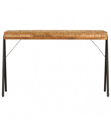 Writing Table Solid Mango Wood 118x50x75 cm
