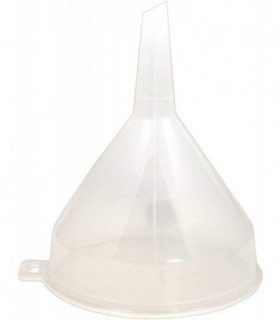 X2 Whitefurze 14cm Clear Plastic Funnel