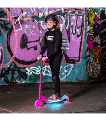 XOOTZ WILD RIDER LED SCOOTER - PINK