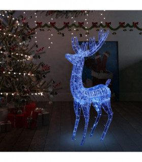 XXL Acrylic Christmas Reindeer 250 LED 180 cm Blue