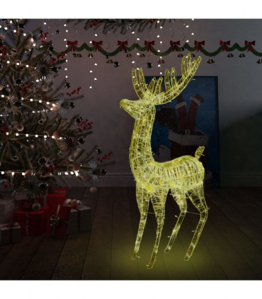 XXL Acrylic Christmas Reindeer 250 LED 180 cm Warm White