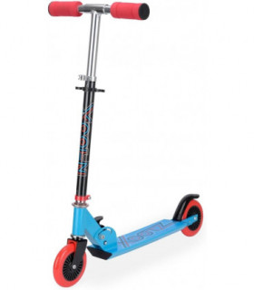 Xootz Kids' Folding Kick Scooter with Adjustable Handlebars - Blue