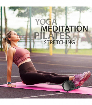 Yoga Foam Roller Black  AS-04045