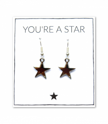 You're A Star Earrings & Card