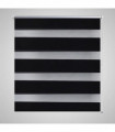 Zebra Blind 140 x 175 cm Black