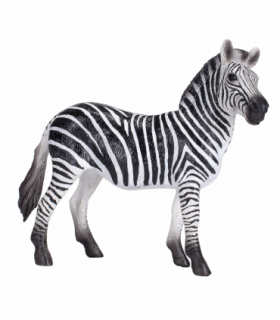 Zebra Mare Toy  Realistic African Wildlife Figurine