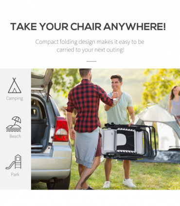 Zero Gravity Folding Recliner, Cup Holder, Adjustable Light Grey