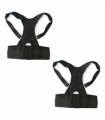 ZodiaK Adjustable Posture Back Support, Black - Medium/Large[Medium]