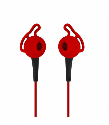 iLuv FitActive High-Fidelity Sports Earphones Red, 1 Pack
