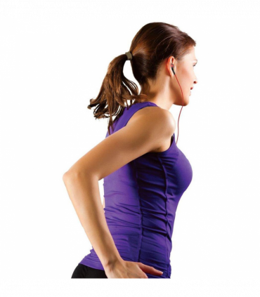 iLuv FitActive High-Fidelity Sports Earphones Red, 1 Pack