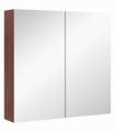 kleankin 63Wx60H cm Double Door Wall-Mount Bathroom Mirrored Cabinet Medicine