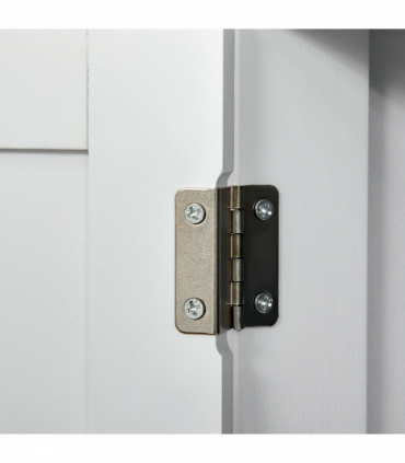 kleankin Bathroom Floor Storage Cabinet w/ 2 Drawers Door Cupboard White