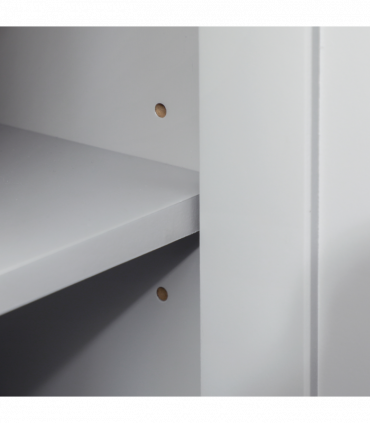 kleankin Bathroom Pedestal Under Sink Cabinet with Storage Shelf Double Door