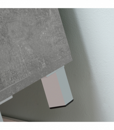 kleankin Bathroom Pedestal Under Sink Cabinet with Storage Shelf Double Door