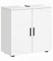 kleankin Bathroom Vanity Unit, Under Sink Cabinet with Shelf, White