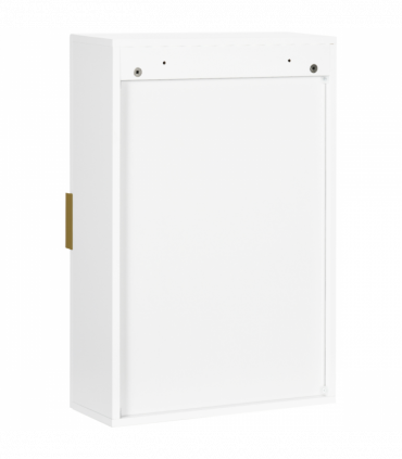 kleankin Bathroom Wall Cabinet with Adjustable Shelves for Hallway, Living Room