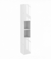 kleankin High Gloss Bathroom Floor Cabinet Storage Cupboard with Doors