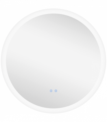 kleankin Illuminated Bathroom Mirror with LED Lights, 3 Colours, Defogging Film