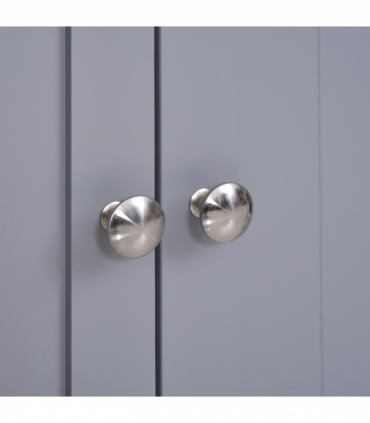 kleankin MDF 2-Drawer Bathroom Cabinet Bathroom Freestanding Cabinet Grey