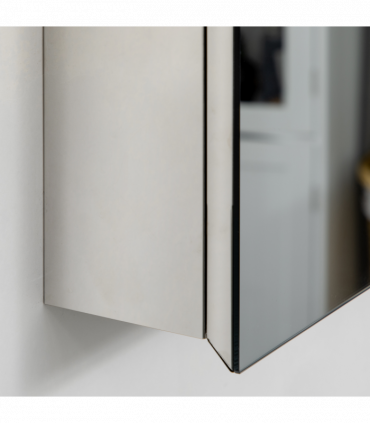 kleankin Medicine Cabinet with Mirror, Wall-Mounted Bathroom Mirror Cabinet