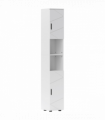 kleankin Tall Bathroom Storage Cabinet, Slim Bathroom Cabinet with Soft Close
