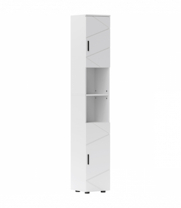 kleankin Tall Bathroom Storage Cabinet, Slim Bathroom Cabinet with Soft Close