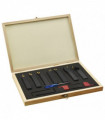 vidaXL 12 Pieces Indexable Turning Tool Set 16x16 mm 100 mm