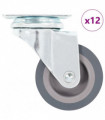 vidaXL 12 pcs Swivel Casters 50 mm