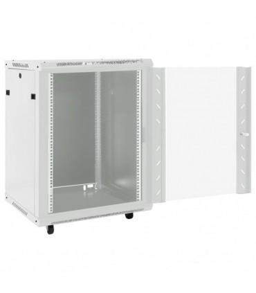 vidaXL 15U Network Cabinet with Swivel Feet 19" IP20 53x40x80 cm