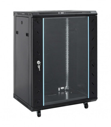 vidaXL 15U Network Cabinet with Swivel Feet 19" IP20 53x40x80 cm