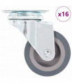 vidaXL 16 pcs Swivel Casters 50 mm