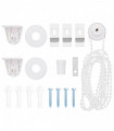 vidaXL 18 Piece Roller Blind Fittings 18 mm